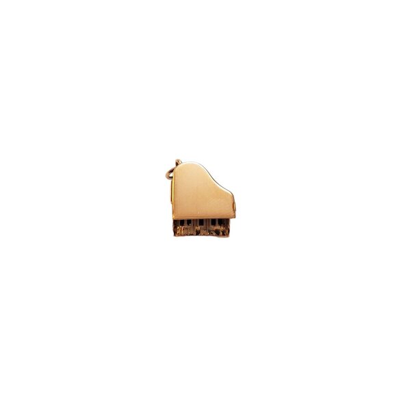 Estate Jewelry - 14K Yellow Gold Articulated Piano Charm #17804